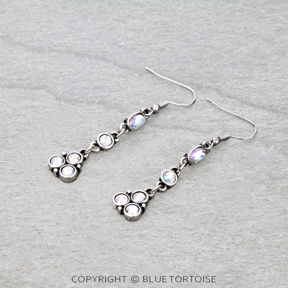 Western Style Stone Dangle Earrings