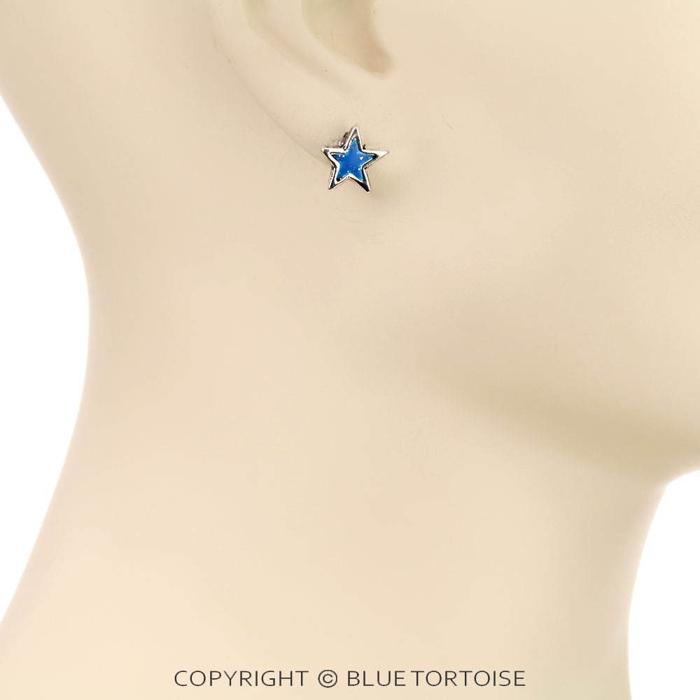 Western Sparkle Star Stud Earrings - Image 2