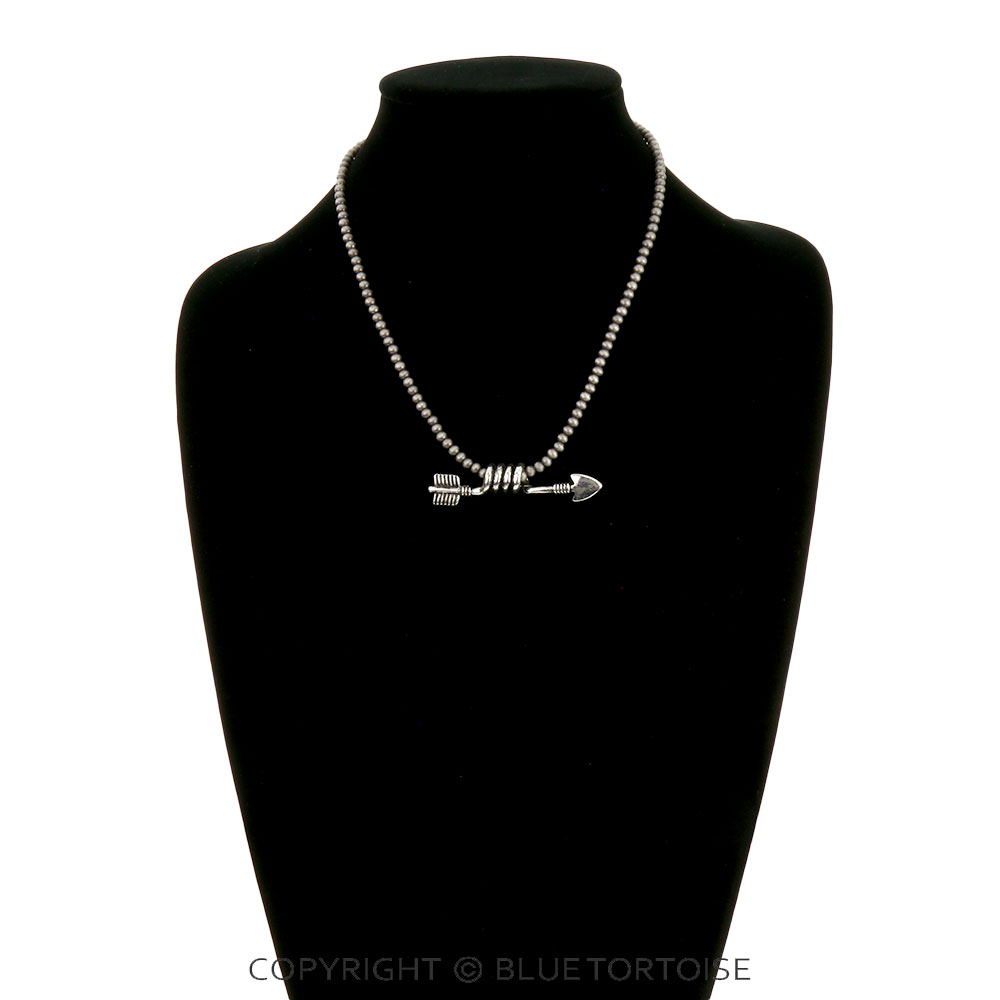 Western Twisted Arrow Pendant Necklace - Image 2