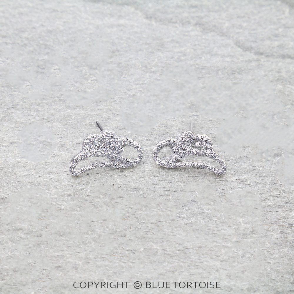 Western Mini Cowboy Hat Stud Earrings