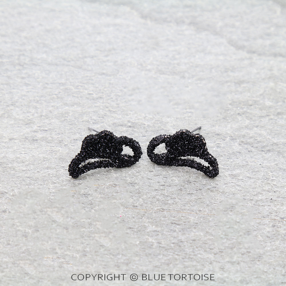 Western Mini Cowboy Hat Stud Earrings