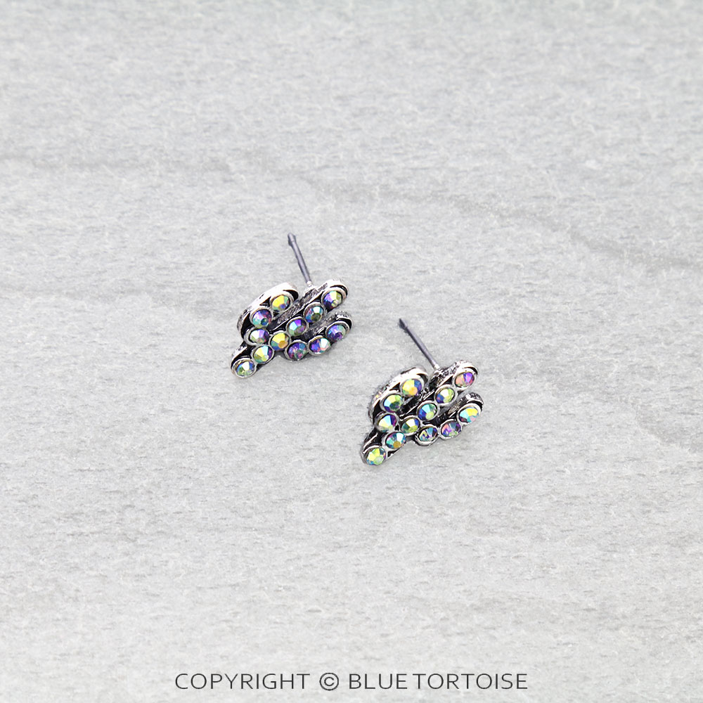 3 Pair Western Theme Stone Earring Set - Image 5