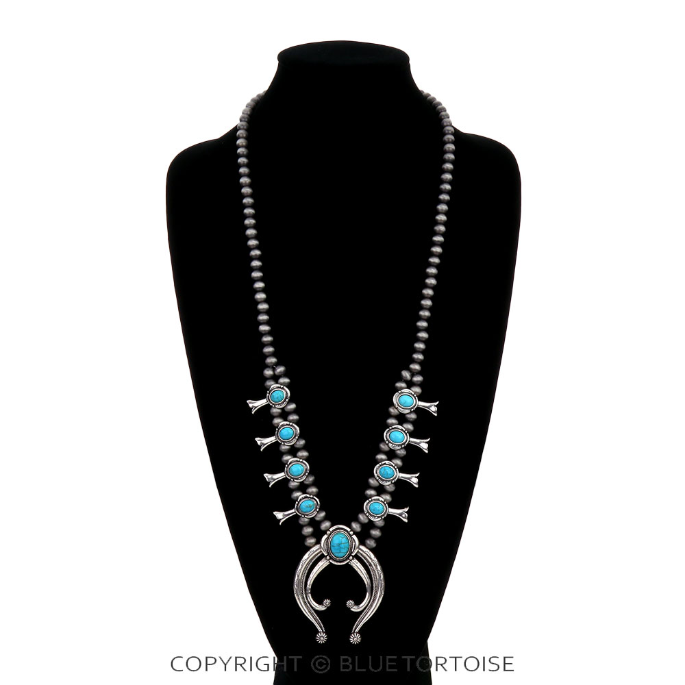 Western Squash Blossom Necklace - Image 2