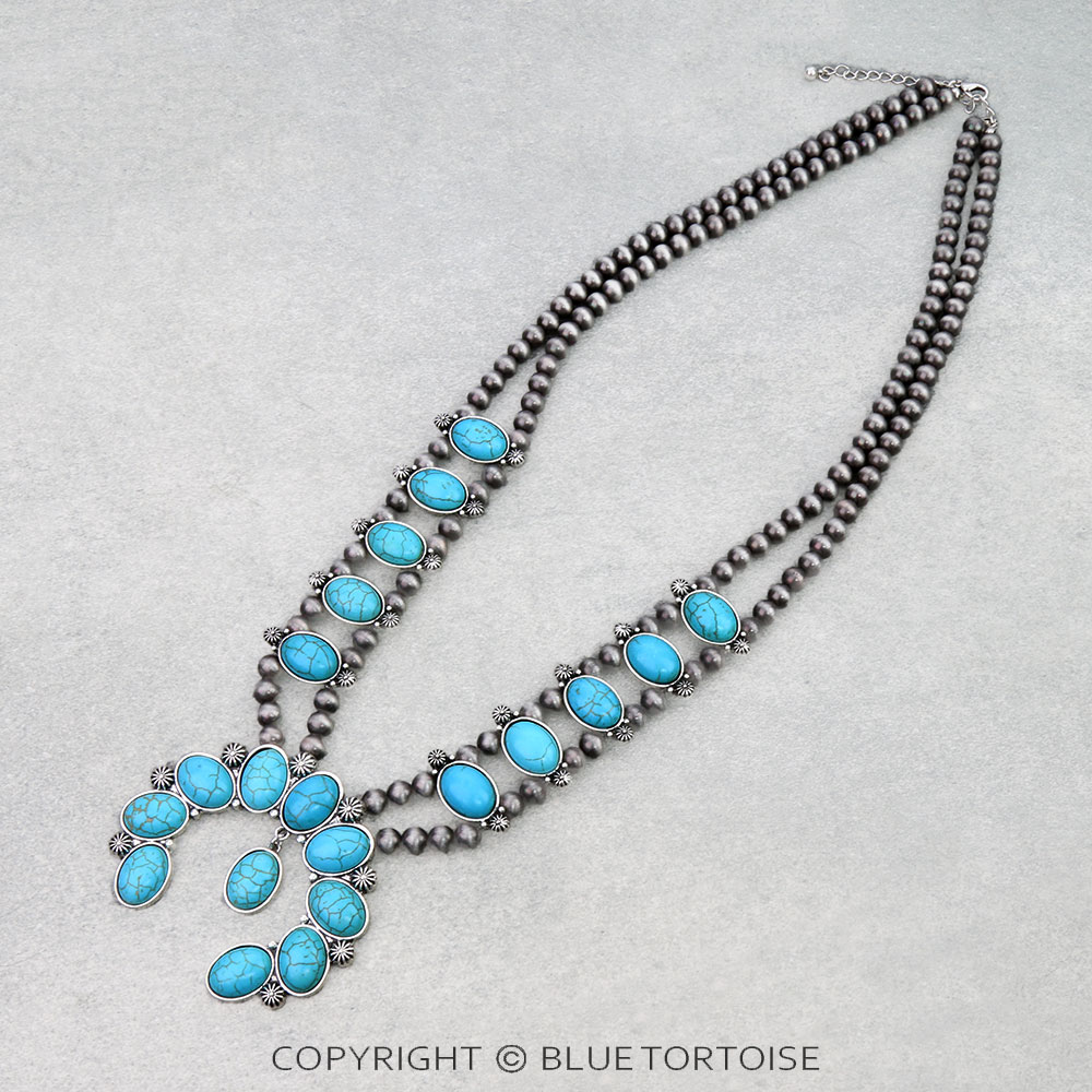 Western Squash Blossom Necklace