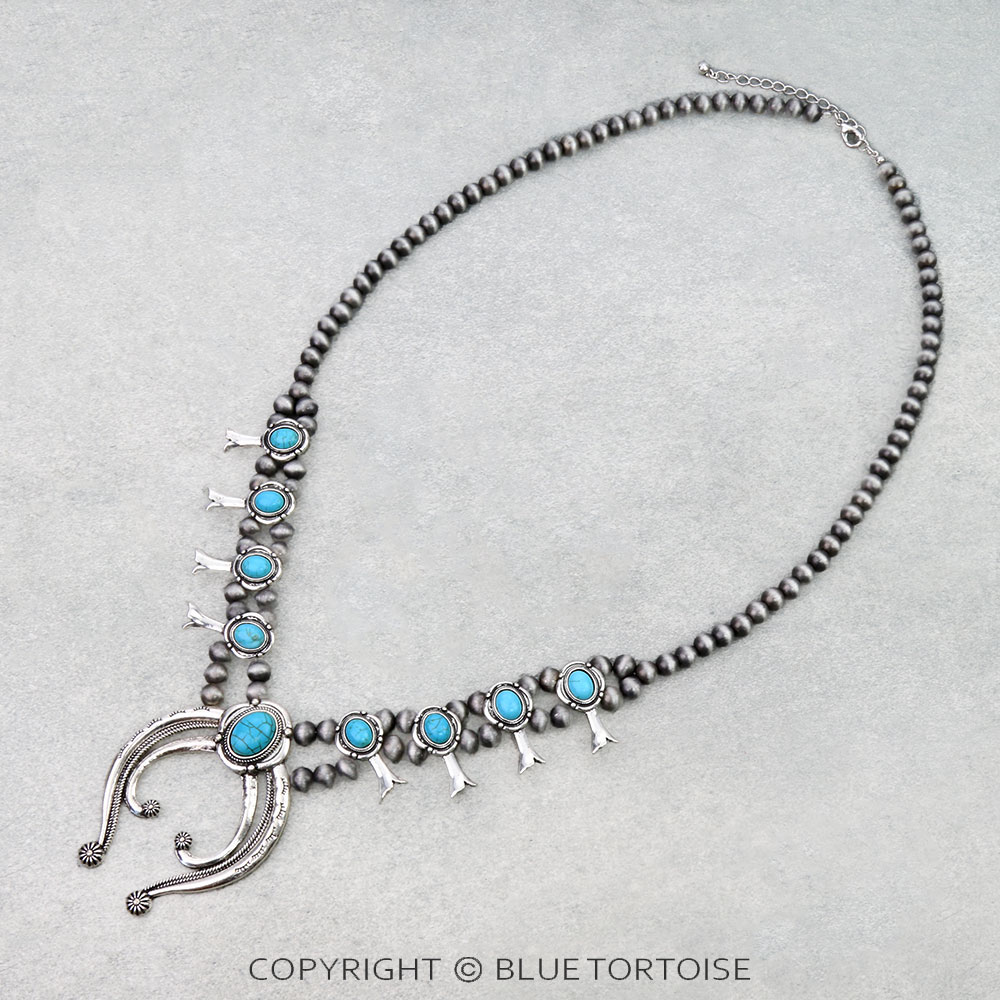 Western Squash Blossom Necklace