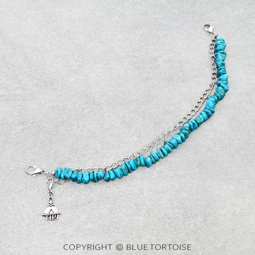 Western Chipped Stone Trucker Hat Chain