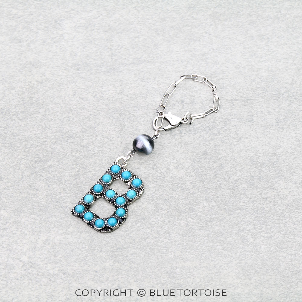 Western Initial “B” Tumbler Charm - Image 2