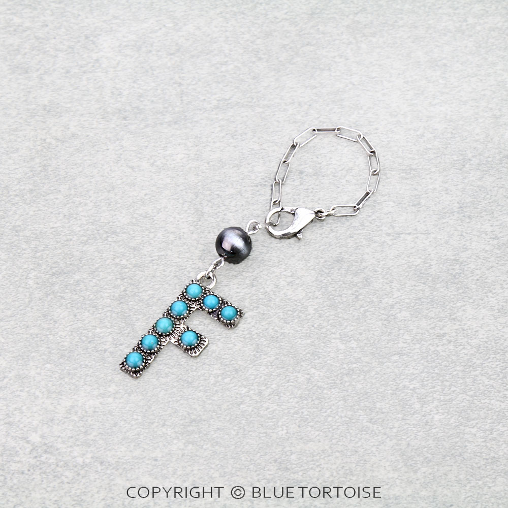 Western Initial “F” Tumbler Charm - Image 2