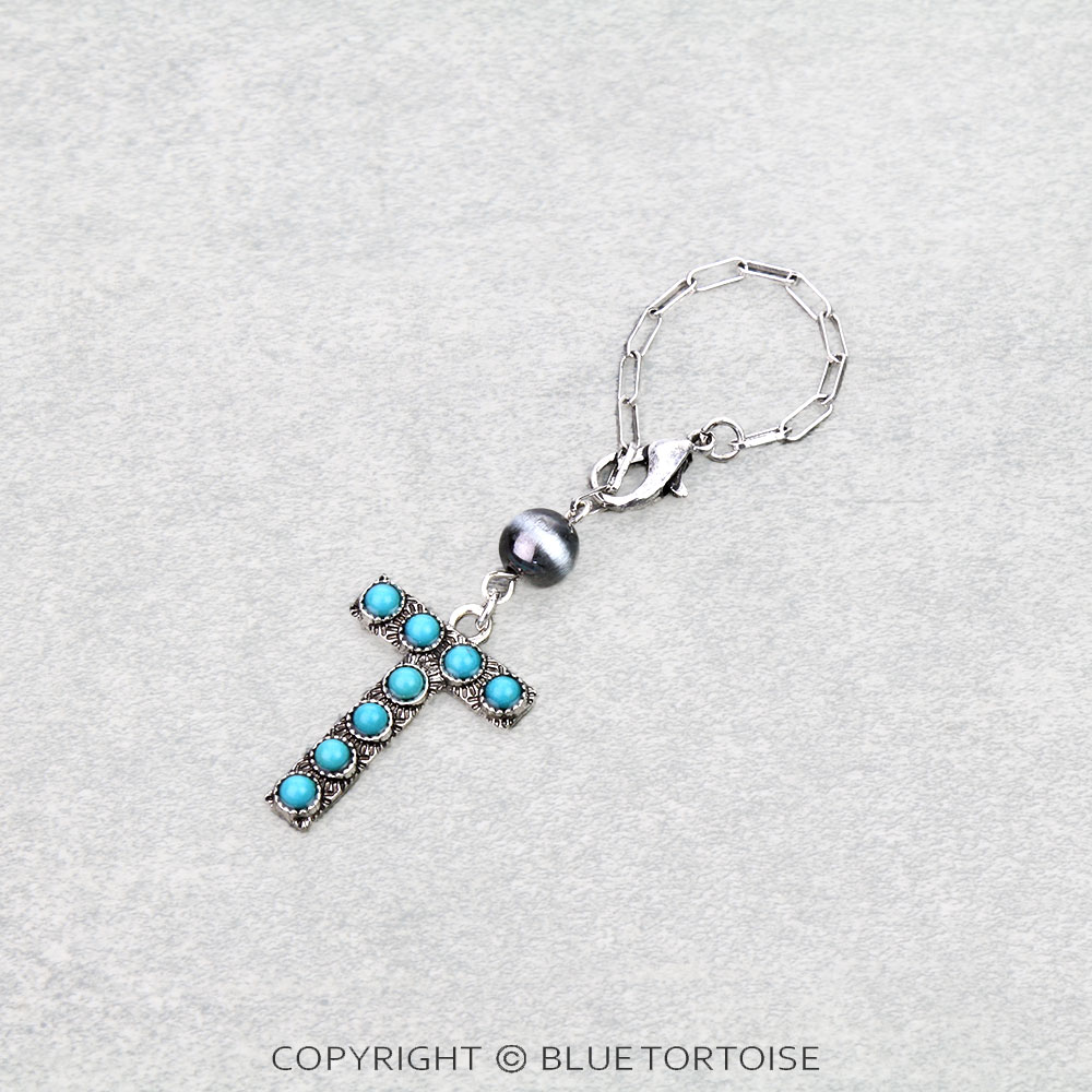 Western Initial “T” Tumbler Charm - Image 2