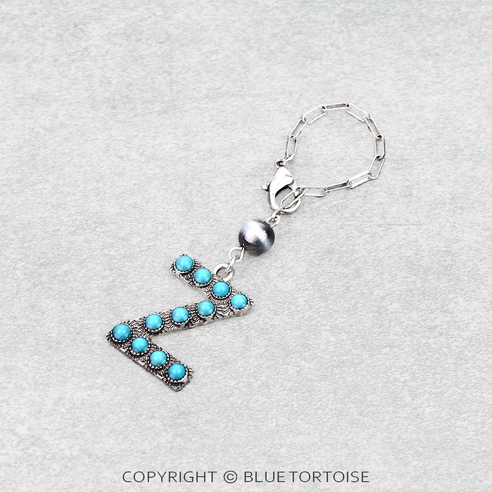 Western Initial “Z” Tumbler Charm - Image 2