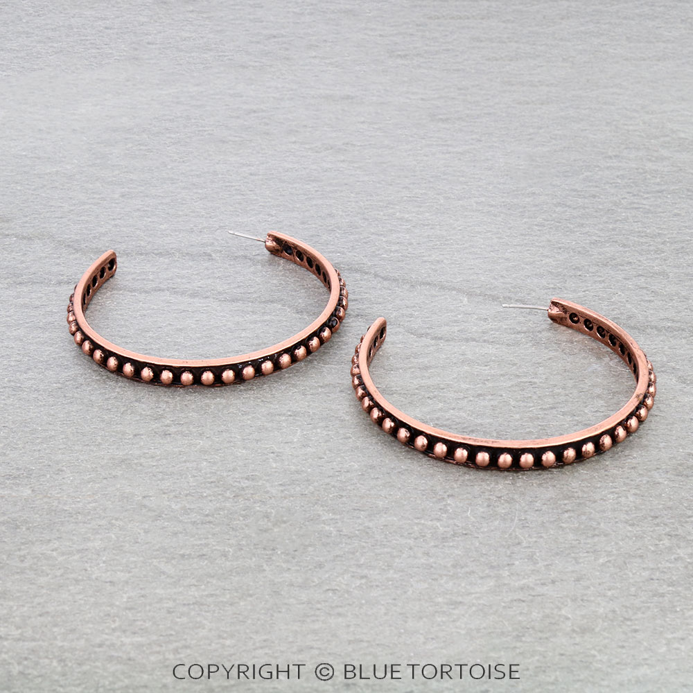 Western Style Hoop Earrings