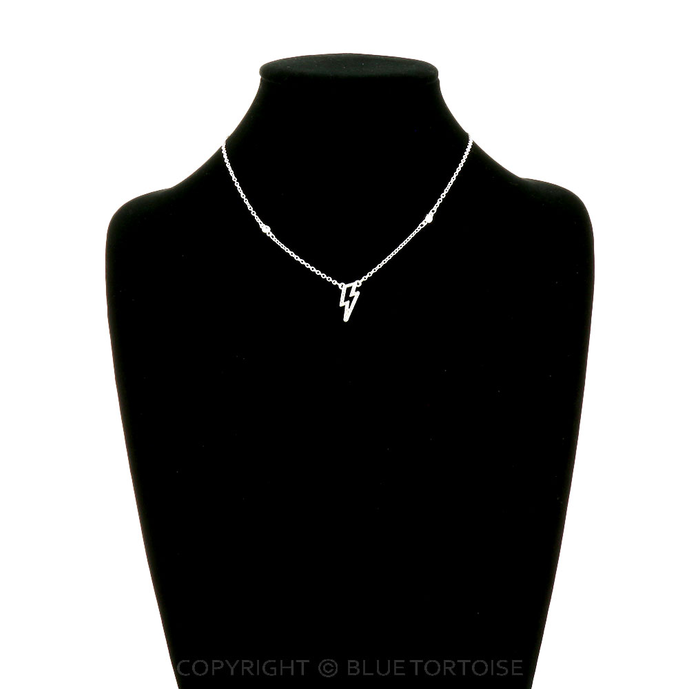 Western Lightning Cut Out Paved Necklace - Image 2