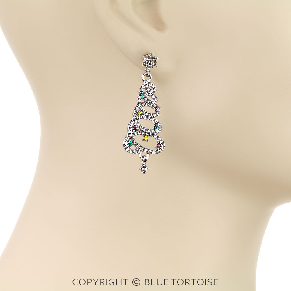Christmas Tree Stud Earrings - Image 2