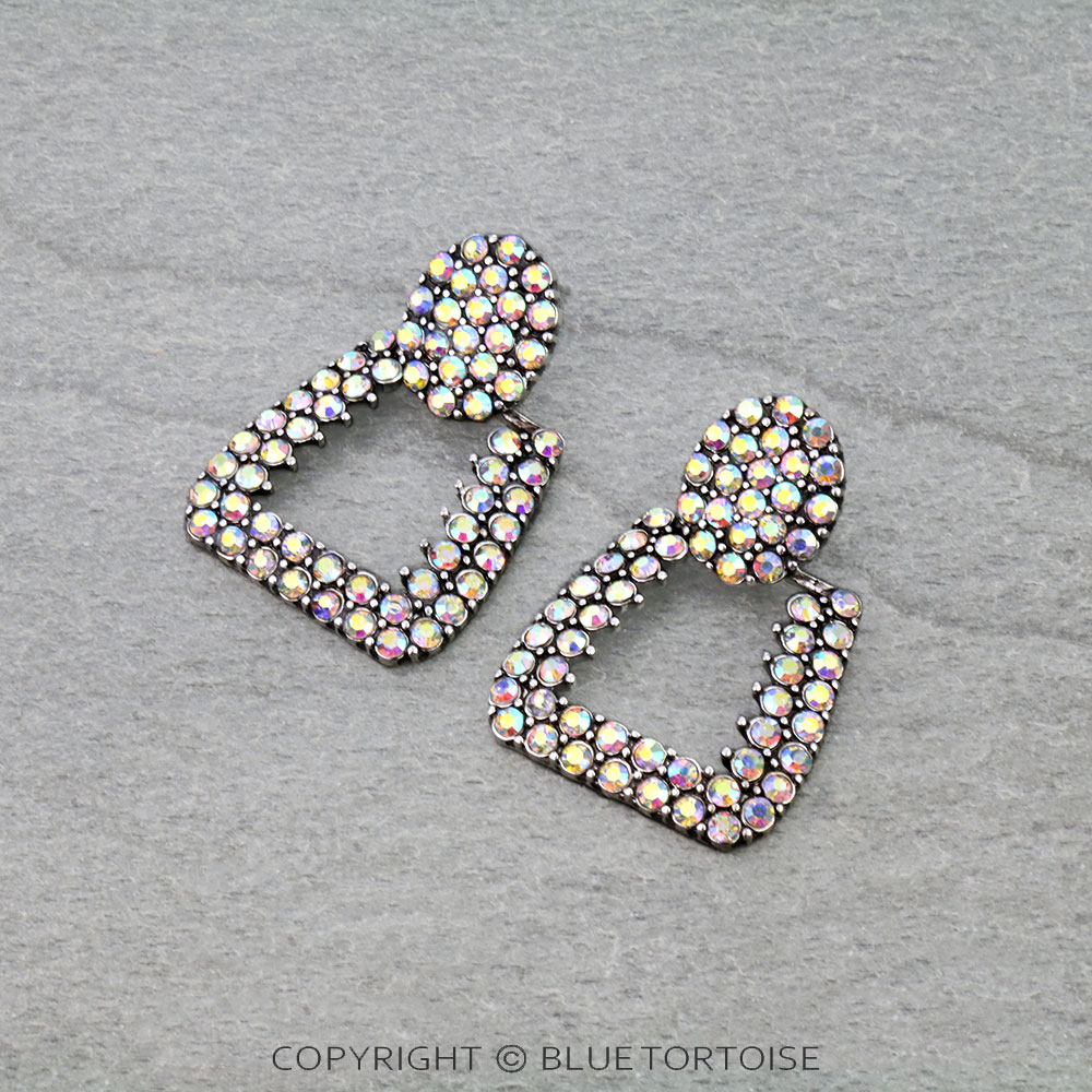 Western Style Stone Stud Earrings