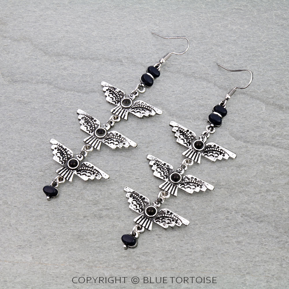 Western Thunderbird Drop Dangle Earrings