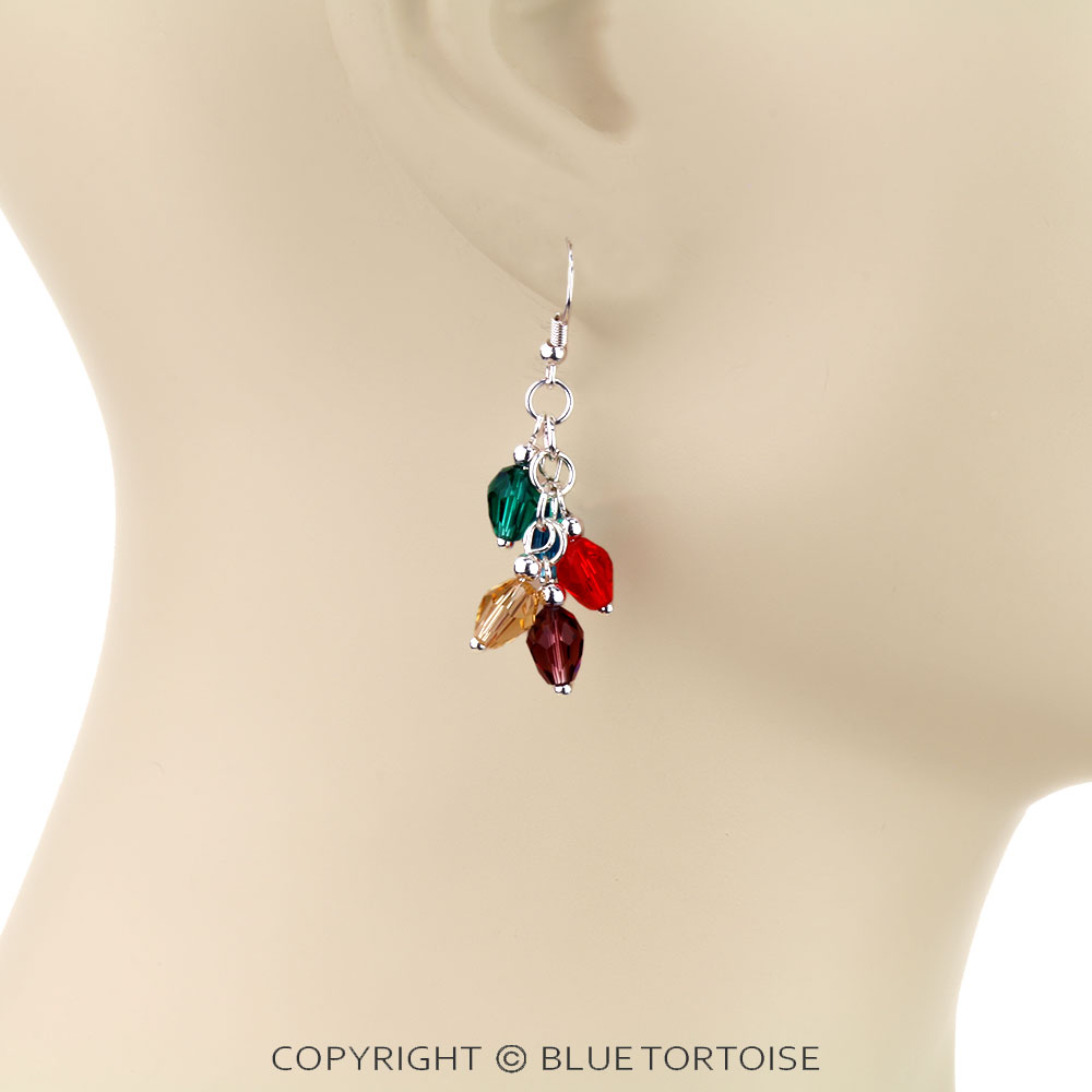 Christmas Lights Dangle Earrings - Image 2