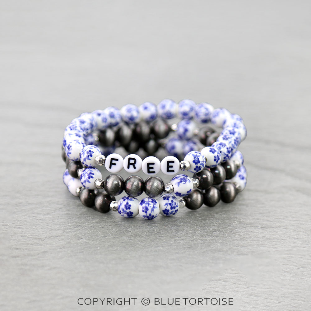Western Porcelain "FREE" Stackable Bracelets