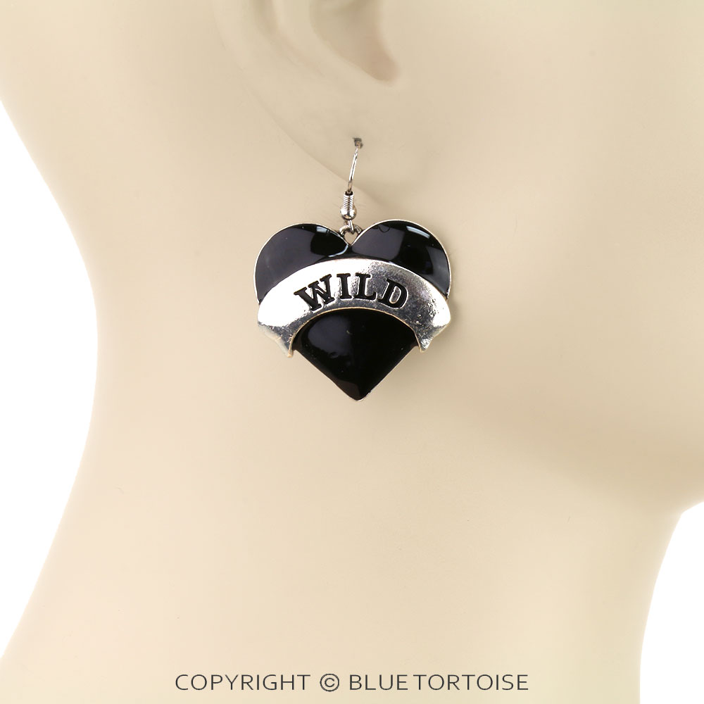 Western Heart "WILD" Dangle Earrings - Image 2