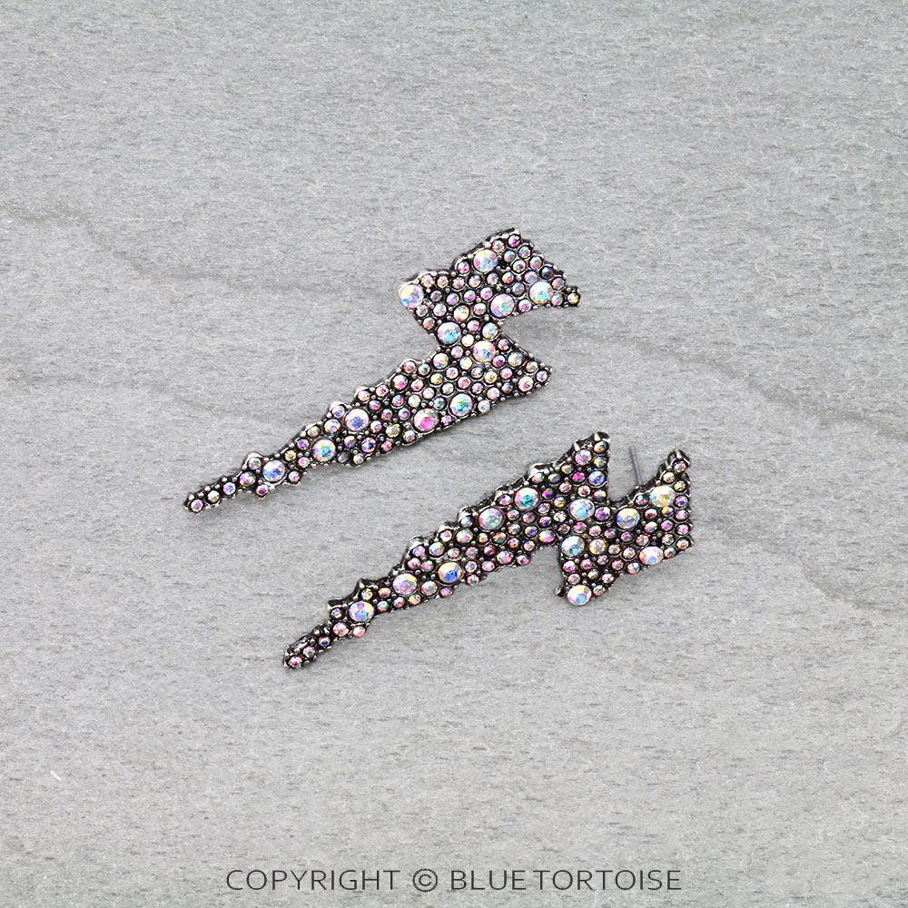Western Thunder Stone Stud Earrings