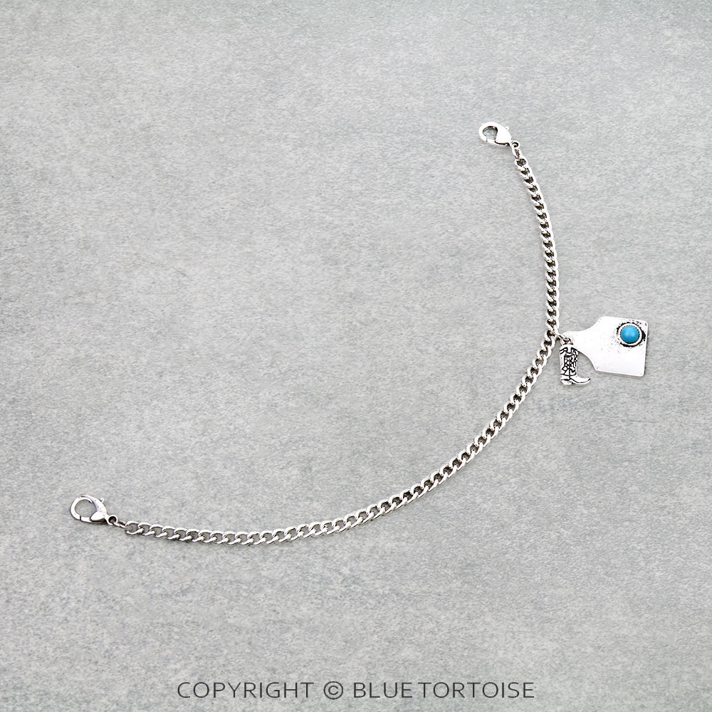 Western Ear Tag Trucker Hat Chain