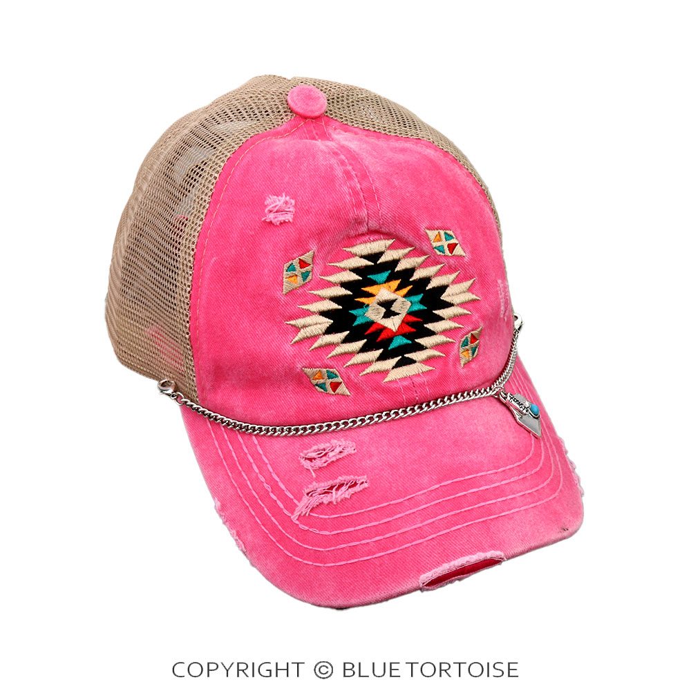 Western Ear Tag Trucker Hat Chain - Image 3