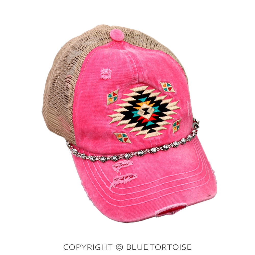 Western Concho Trucker Hat Chain - Image 2