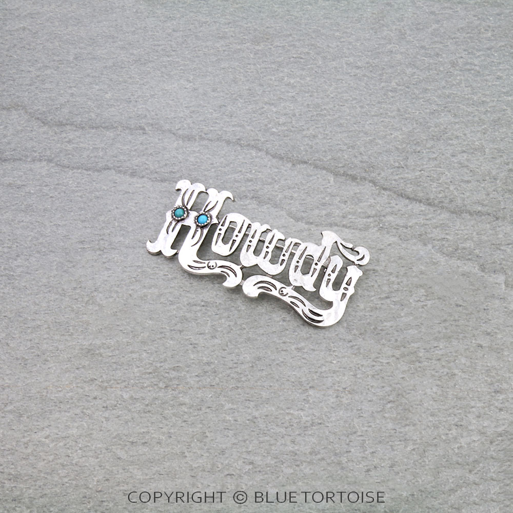 Western Howdy Hat Pin