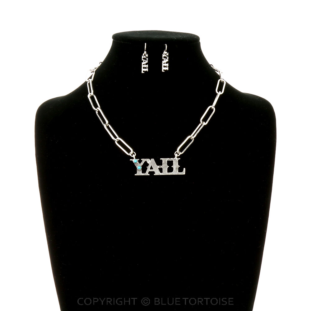 Western Y'ALL Necklace Set - Image 2