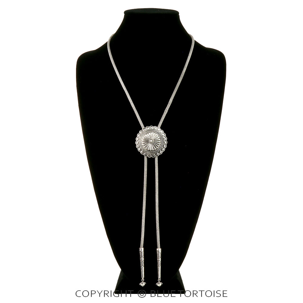 Western Concho Bolo Necklace - Image 2