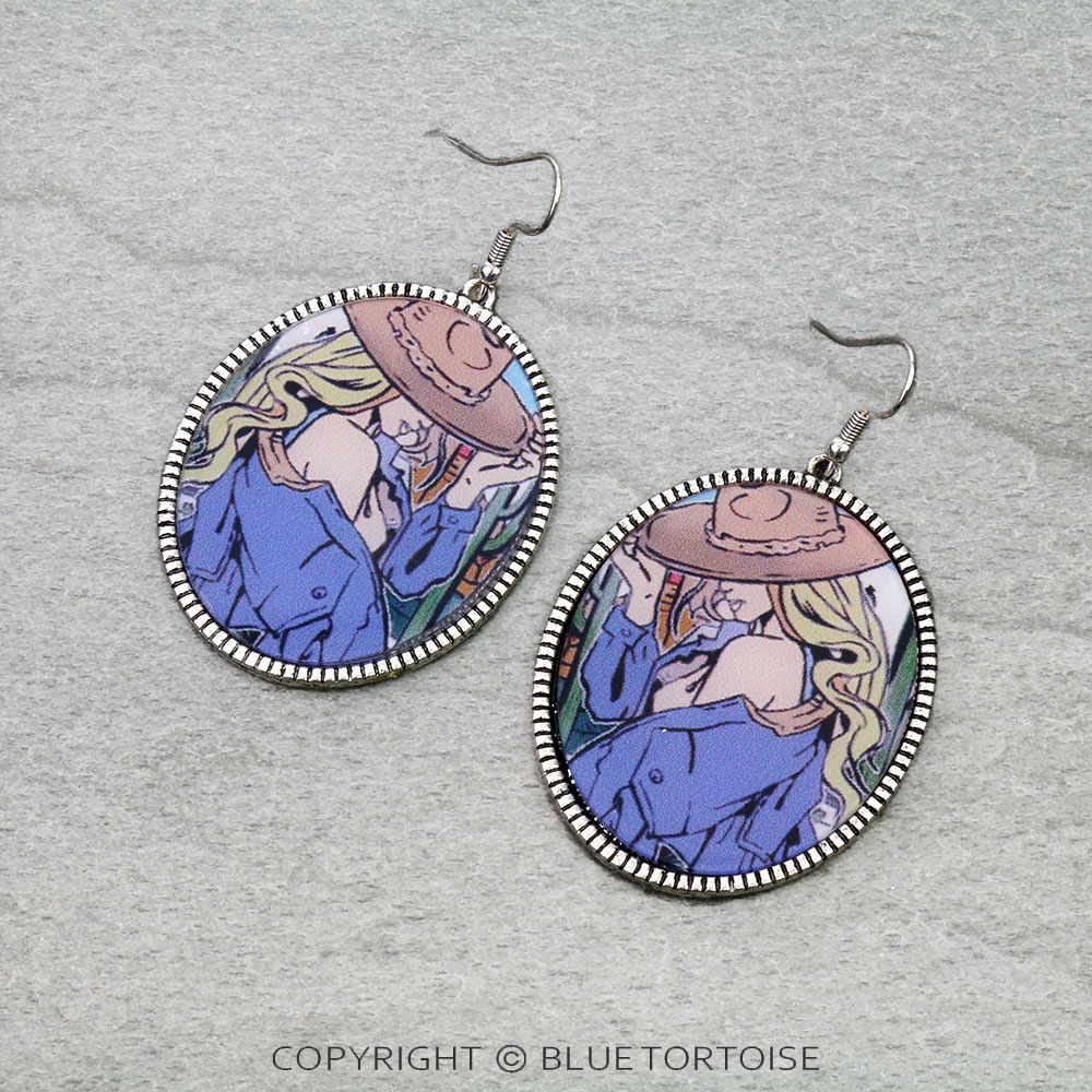 Western Scenery Dangle Earrings