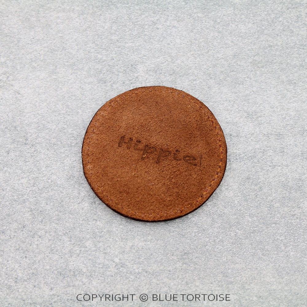 Handmade Genuine Leather Tooled Cup Coaster - Aztec - Image 2
