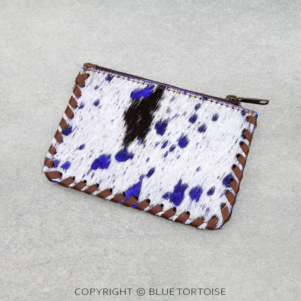 Handmade Genuine Leather Cowhide Wallet - Cow