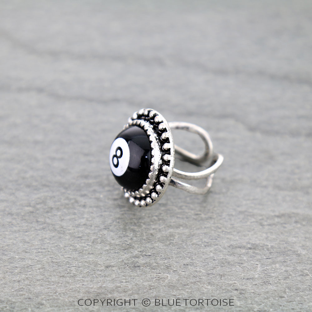 8 Ball Cuff Ring - Image 2