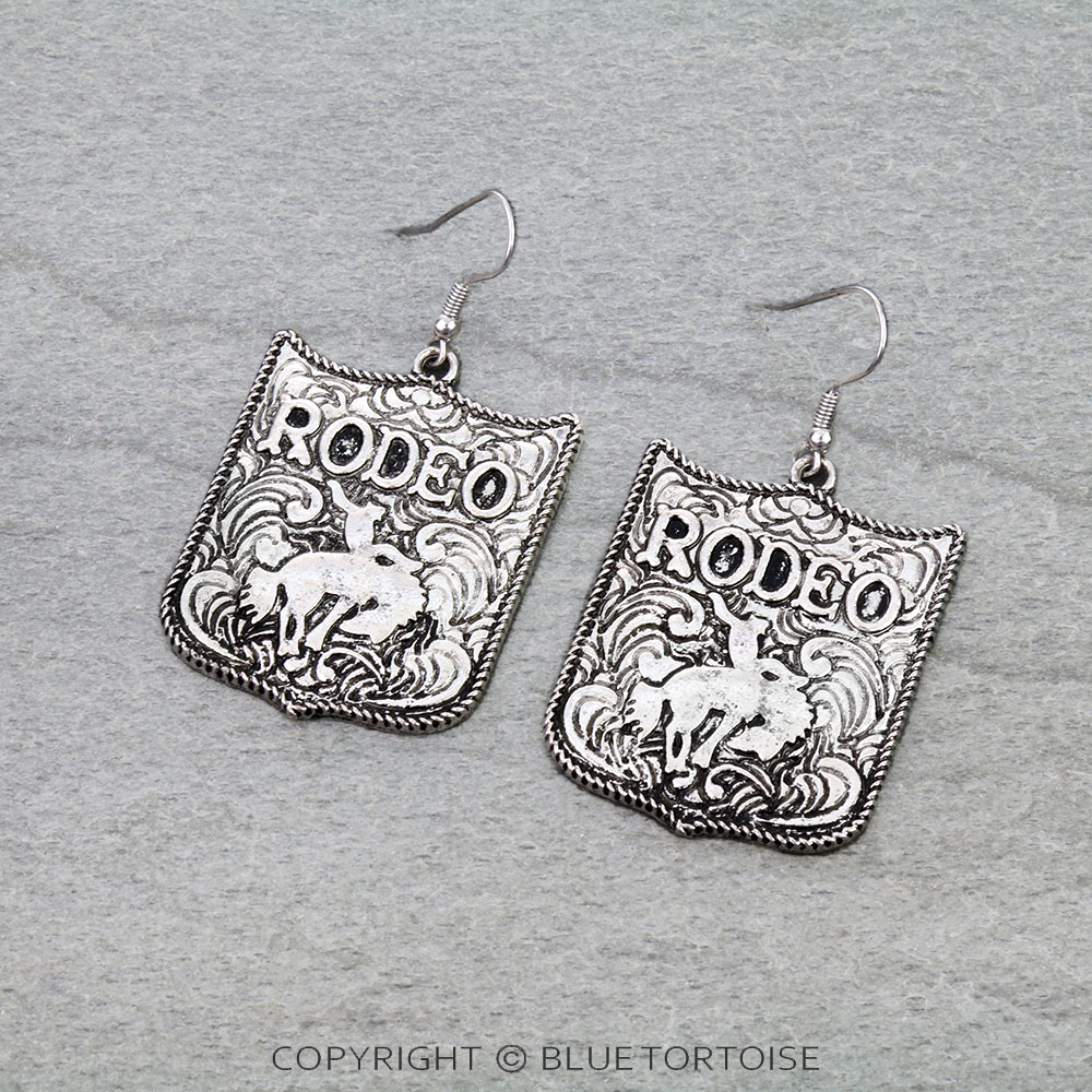 Western Rodeo Dangle Earrings