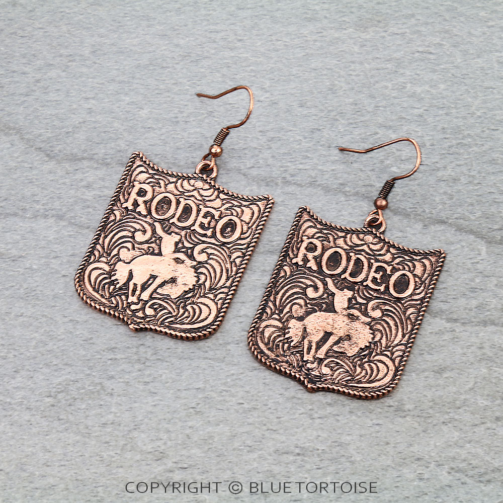 Western Rodeo Dangle Earrings
