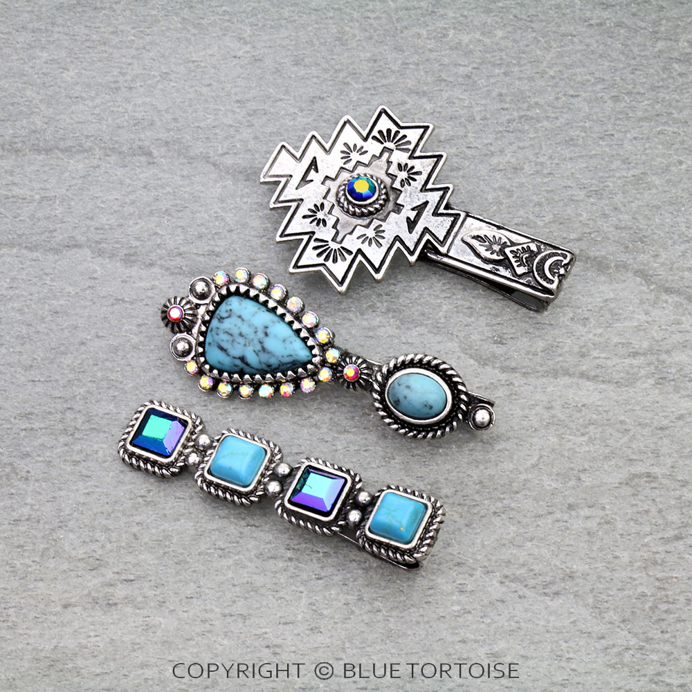 Western Aztec TXR 3-In-One Hat Clip Set