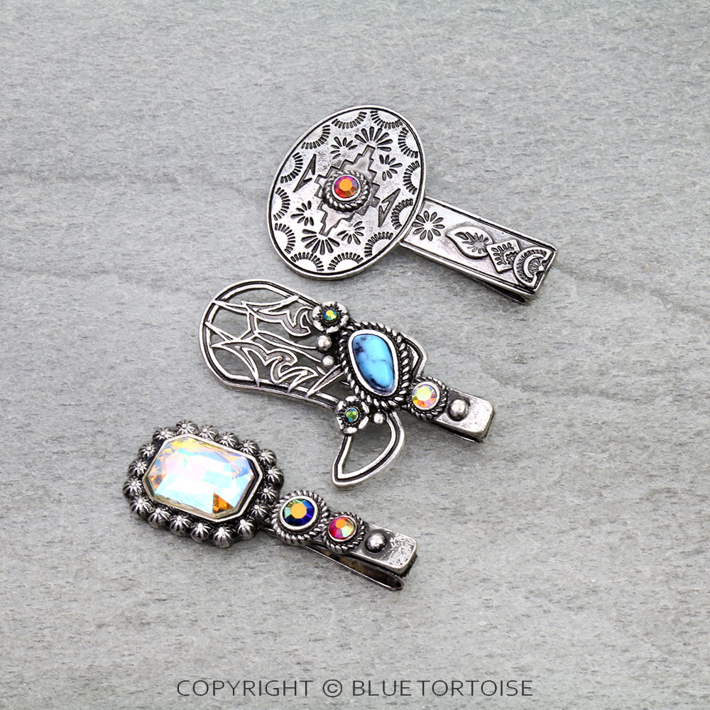 Western Aztec TXR 3-In-One Hat Clip Set