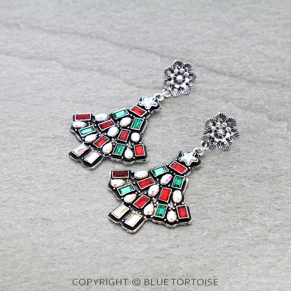 Christmas Tree Stud Earrings