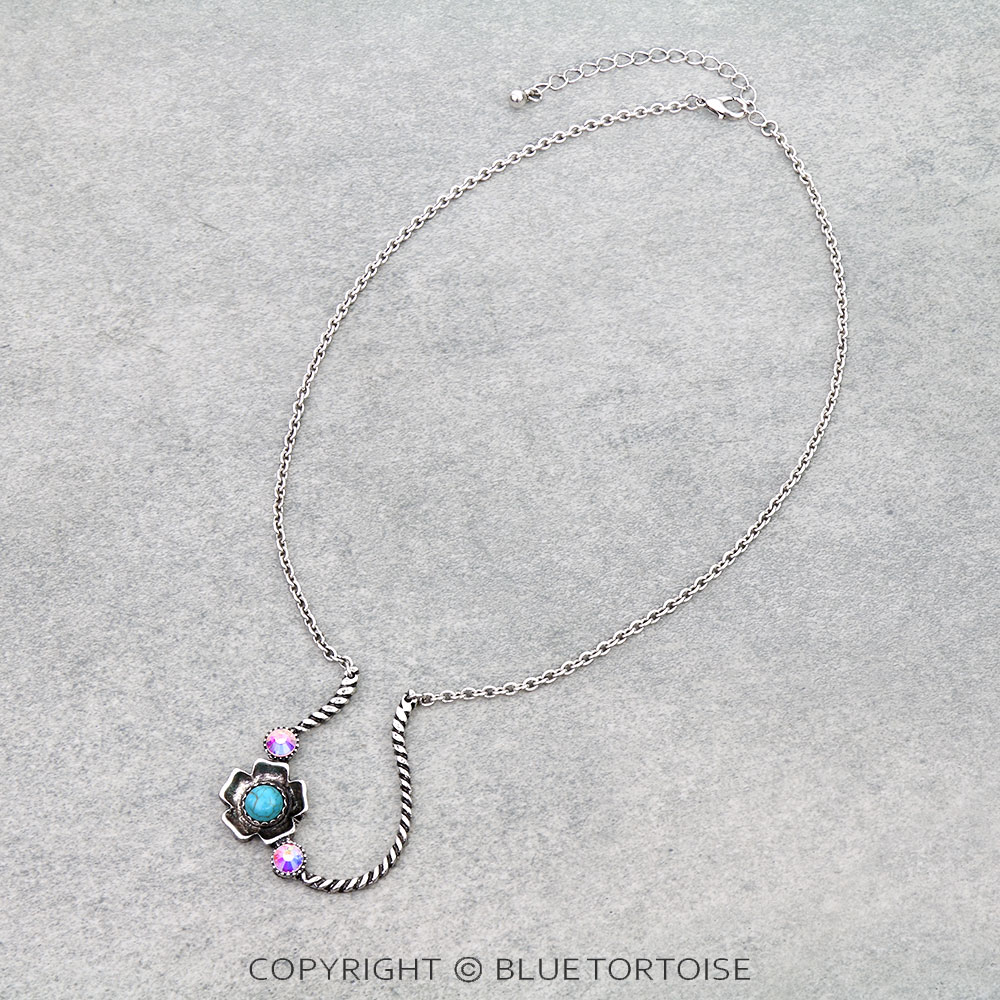 Twisted TXR Horse Groove Necklace
