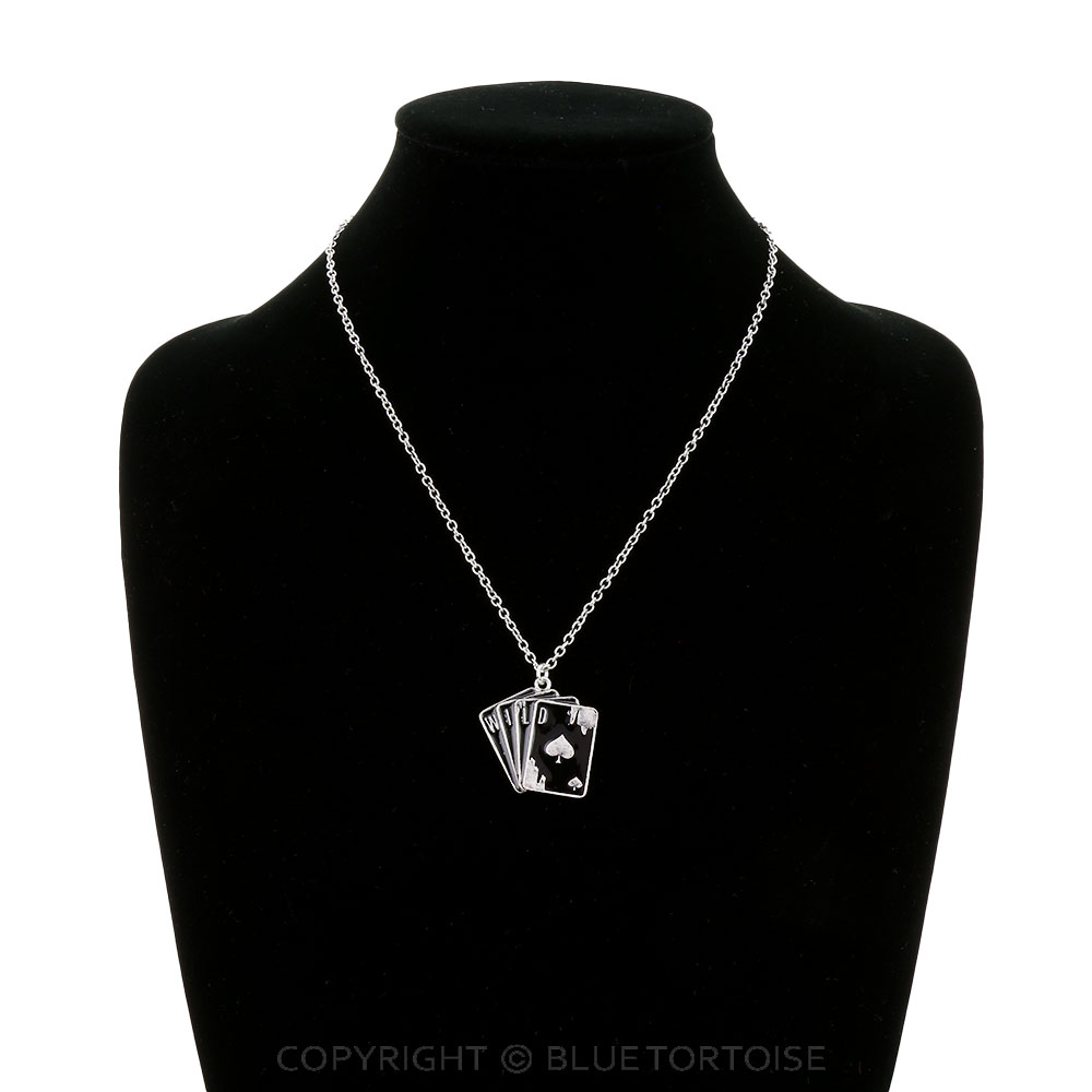 Spade Theme Wild Card Pendant Necklace - Image 2