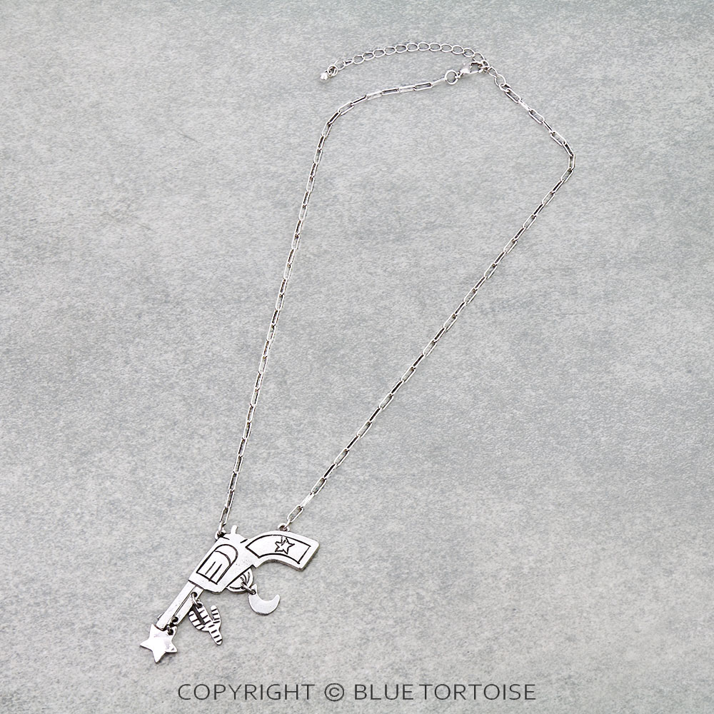 Western Pistol Necklace