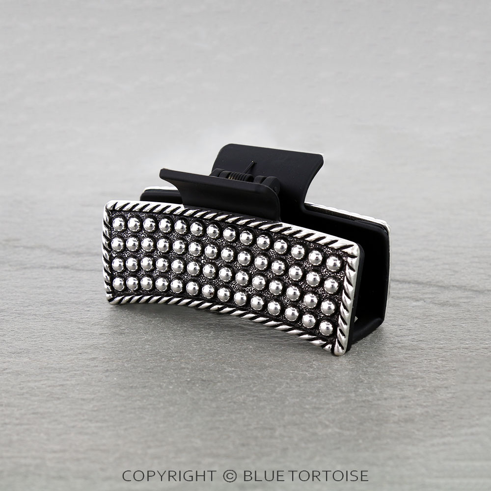 Western Metal TXR Bubble Hair Claw Clip