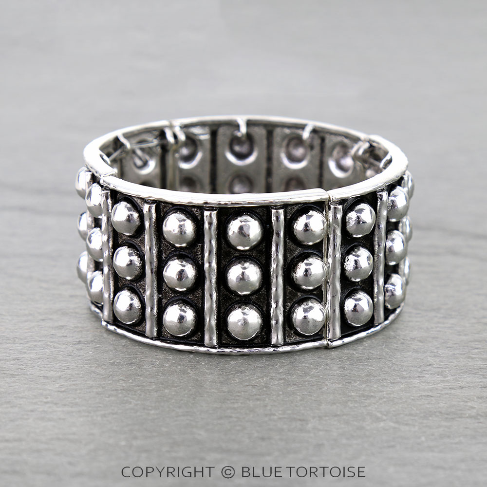 Western Metal TXR Bubble Stretch Bracelet