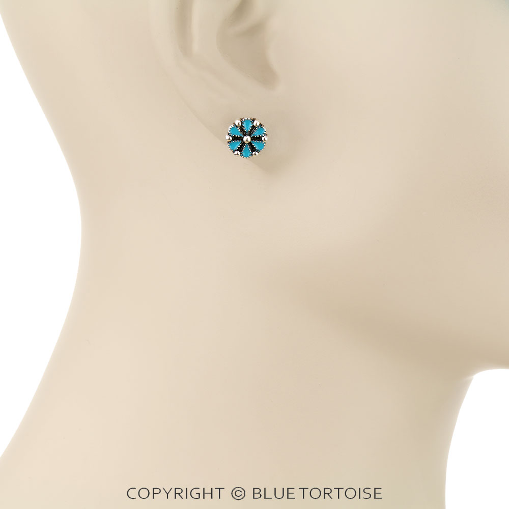 6 Pair Western Design Stud Earring Set - Image 6