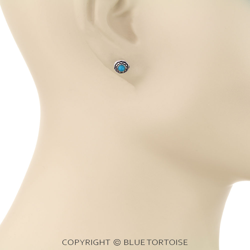 6 Pair Western Design Stud Earring Set - Image 7