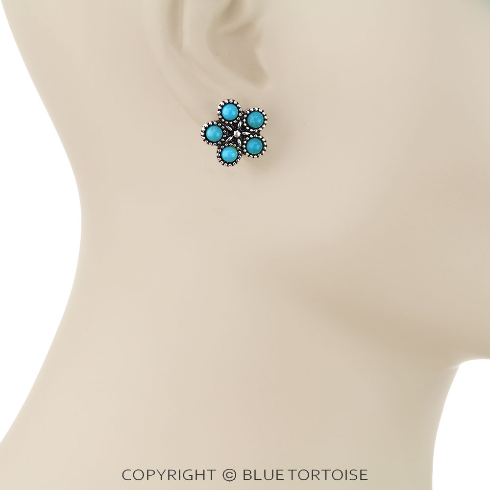6 Pair Western Design Stud Earring Set - Image 3