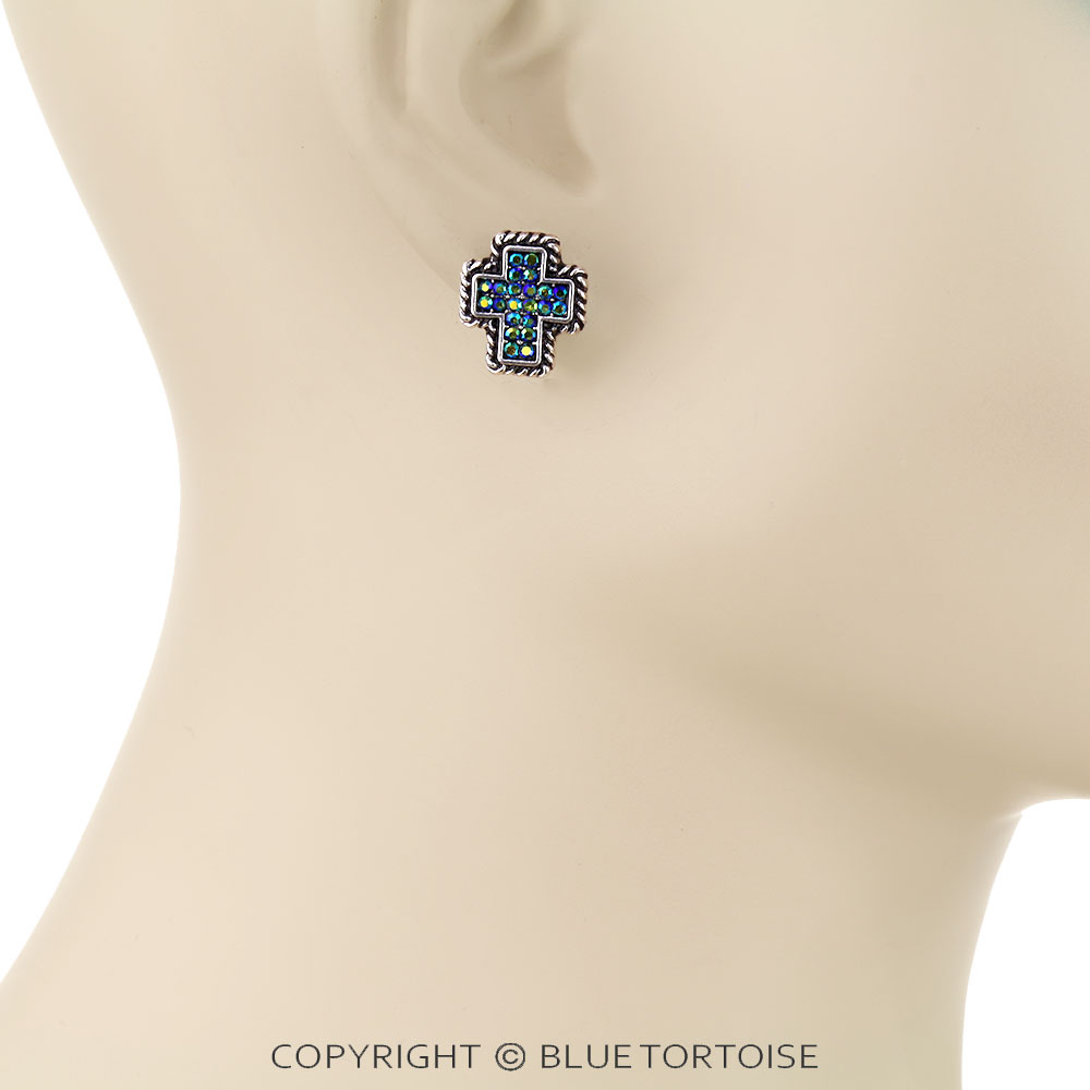6 Pair Western Design Stud Earring Set - Image 4