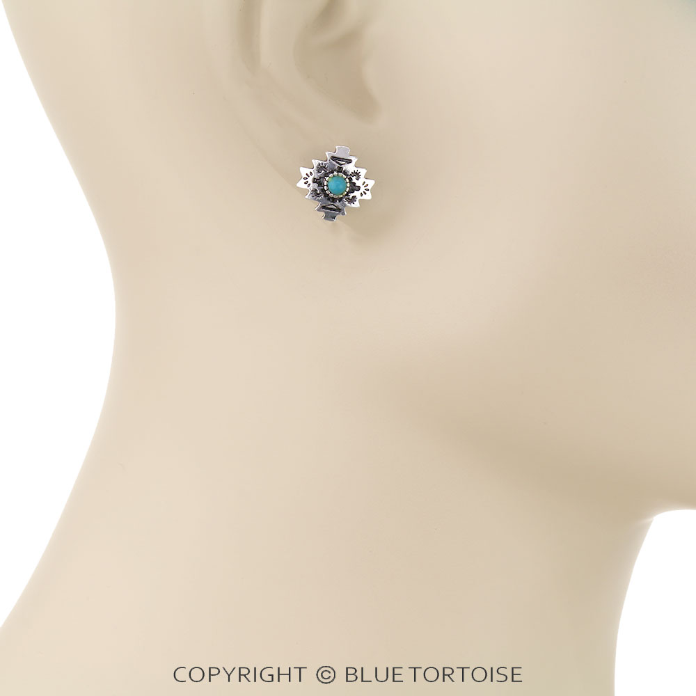 6 Pair Western Design Stud Earring Set - Image 5
