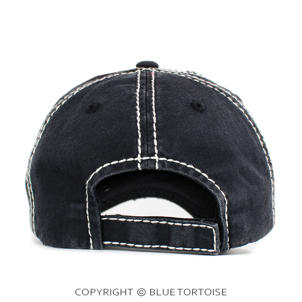 Leopard Mosaic Aztec Washed Vintage Ball Cap - Image 3