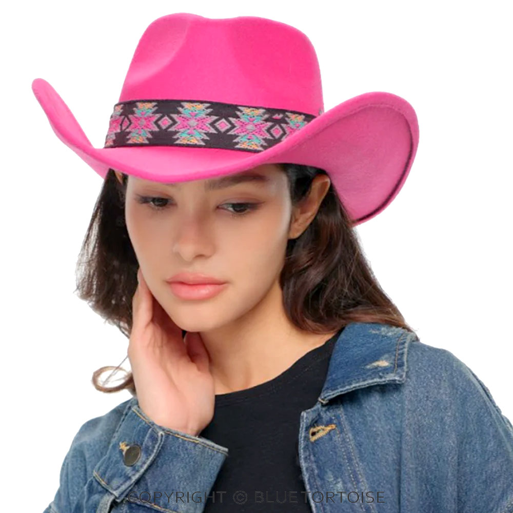 C.C Southwest Pattern Cowboy Hat - Image 3